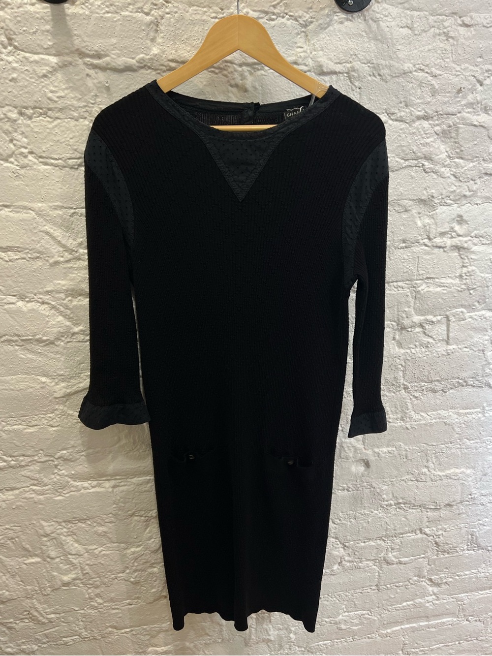 Chanel Ribbed Knit Dress